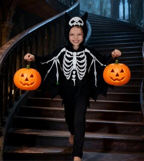 Foto 4 | Foto 4 | Disfraz Xtellar Halloween Capucha Fantasma Calavera para Niños