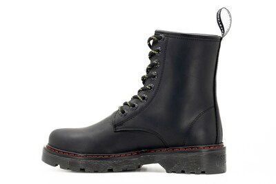 Foto 2 | Foto 2 | Botas Offlander Tipo Militar Piel Crazy Negro Alas de Murciélago para Mujer