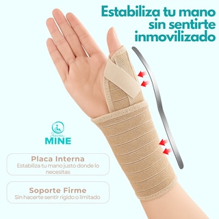 Foto 2 | Foto 2 | Férula para Pulgar y Muñeca| Muñequera Inmovilizador Beige