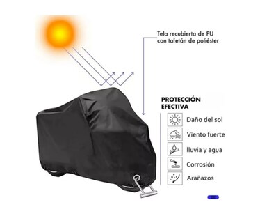 Foto 2 | Foto 2 | Funda Motocicleta Impermeable Grueso Cubiertas Para Moto