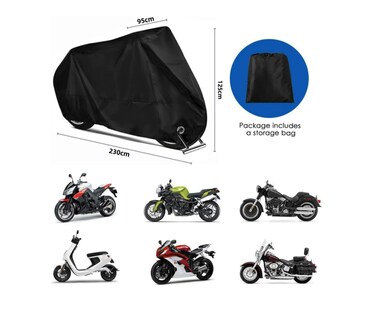 Foto 3 | Foto 3 | Funda Motocicleta Impermeable Grueso Cubiertas Para Moto