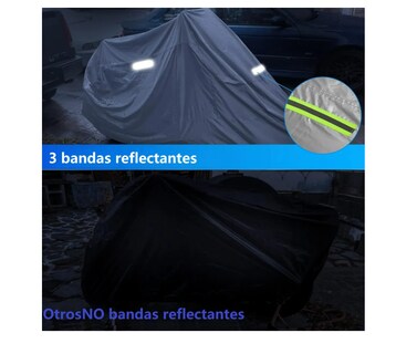 Foto 3 | Foto 3 | Funda Plateada Antipolvo E Impermeable Para Motocicleta