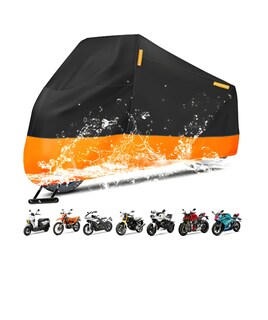 Foto 1 | Foto 1 | Cubierta Protectora Para Motocicletas Protección Uv/lluvia Color Naranja