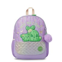 Mochila Escolar Totto Kacty M Purpura Para Niña Con Bolsillo Para Botella | 15 L