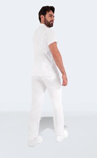Foto 5 | Foto 5 | Uniforme Quirúrgico Hombre Conjunto 3 Pzs Blanco Sea Brazil