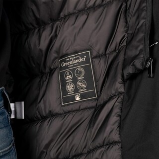 Foto 6 | Foto 6 | Chamarra Larga Para Hombre Con Bolsillos Y Doble Cuello Greenlander Negro