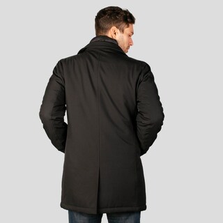Foto 8 | Foto 8 | Chamarra Larga Para Hombre Con Bolsillos Y Doble Cuello Greenlander Negro