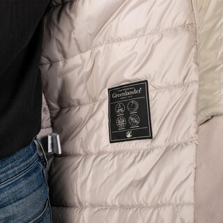 Foto 6 | Foto 6 | Chamarra Larga Para Hombre Con Bolsillos Y Doble Cuello Greenlander Beige