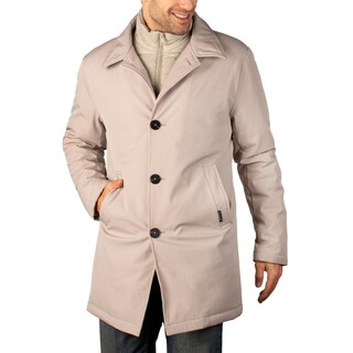Foto 1 | Foto 1 | Chamarra Larga Para Hombre Con Bolsillos Y Doble Cuello Greenlander Beige