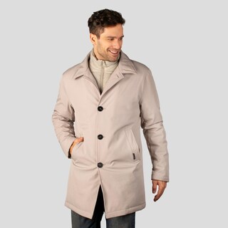 Foto 3 | Foto 3 | Chamarra Larga Para Hombre Con Bolsillos Y Doble Cuello Greenlander Beige