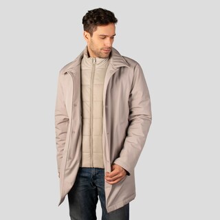 Foto 4 | Foto 4 | Chamarra Larga Para Hombre Con Bolsillos Y Doble Cuello Greenlander Beige