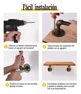 Foto 4 | Foto 4 | ''6 Piezas Ménsulas Resistentes Para Repisas De 8x15cm Negro ''