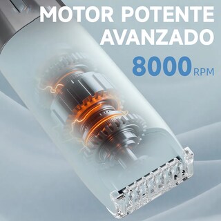 Foto 5 | Foto 5 | Depiladora Eléctrica 2 En 1 Afeitadora Portátil De 8000 Rpm Azul Cielo