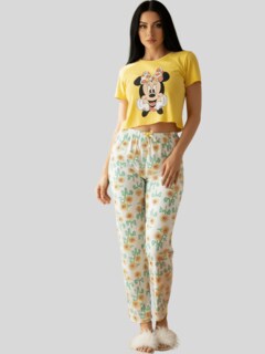 Foto 6 | Foto 6 | Pijama De 3 Piezas Mujer Pantalon Short Y Playera A Juego Pij-077-3 Diseño 13 Pijama De Mujer