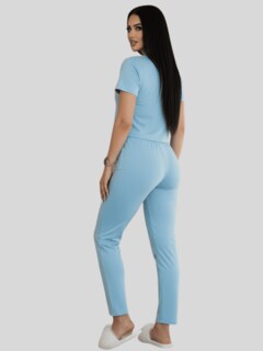 Foto 7 | Foto 7 | Pijama De 3 Piezas Mujer Pantalon Short Y Playera A Juego Pij-077-3 Diseño 12 Pijama De Mujer