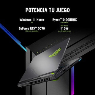 Foto 2 | Foto 2 | Laptop Asus Rog Strix G16 Rtx 5070  Amd Ryzen 9  32 Gb  1tb Ssd  16'' Fhd  Gris