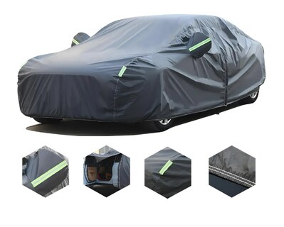 Foto 1 | Foto 1 | Funda Protectora Impermeable Con Reflectores De 4.7m Negro