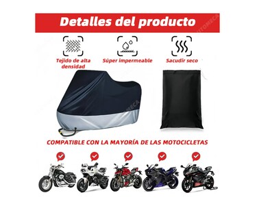 Foto 2 | Foto 2 | Funda Motocicleta Impermeable Grueso Cubierta Para Moto 3xl