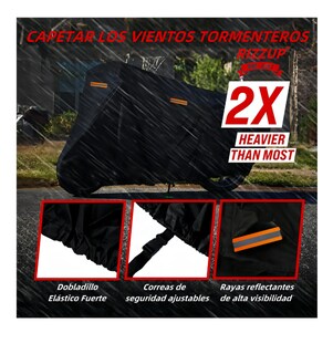 Foto 4 | Foto 4 | Funda Motocicleta 100% Impermeable Grueso Cubiertas Para Moto Protección Solar