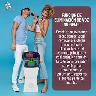 Foto 3 | Foto 3 | Sistema de Karaoke para Fiestas Singing Machine JustClick MX 2 Micrófonos Negro