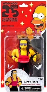 Foto 2 | Foto 2 | Neca Simpsons 25th Bret Hart Figura Coleccionable 5 Pulg