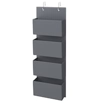 Organizador Colgante de Puerta SongmicsHome con 4 Bolsillos 12 x 33.5 x 100 cm