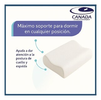 Foto 5 | Foto 5 | Almohada Noveris De Colchones Canadá 48x30cm Hipoalergénica Blanco