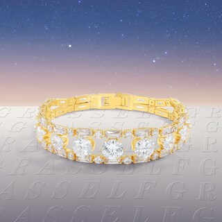 Foto 6 | Foto 6 | Brazalete Elfgrass Halocurve Chapado En Oro De 14 Quilates Con Circonita Cúbica De 17 Cm - Venta Internacional.