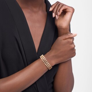 Foto 4 | Foto 4 | Pulsera Elfgrass Tennis Chapada En Oro De 14 Quilates Con Circonita Cúbica De 17 3 Cm - Venta Internacional.
