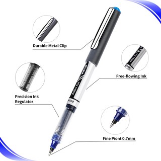 Foto 5 | Foto 5 | Bolígrafos Rollerball Eyeye De Tinta Azul De 0.7 Mm  Paquete De 50  Secado Rápido - Venta Internacional.