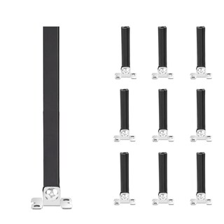 Foto 1 | Foto 1 | Paquete De 10 Conectores Giratorios Tipo Balaustre Sidasu Para Cuadrados De 1/2 Pulgada - Venta Internacional.