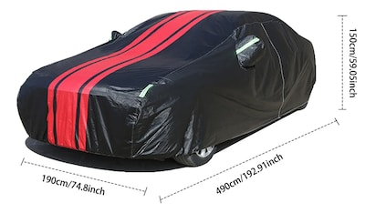 Foto 2 | Foto 2 | Fundas Carro Impermeable Autos Con Cremallera Universal 4.9m