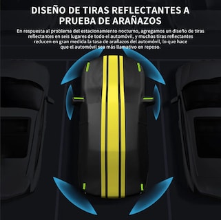 Foto 3 | Foto 3 | Fundas Carro Impermeable Autos Con Cremallera Universal 4.9m