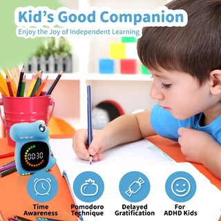 Foto 4 | Foto 4 | Timer Doliwish Led Visual Con Diseño De Dinosaurio Recargable Para Niños - Venta Internacional.