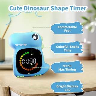 Foto 5 | Foto 5 | Timer Doliwish Led Visual Con Diseño De Dinosaurio Recargable Para Niños - Venta Internacional.