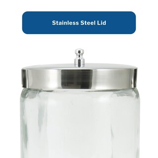 Foto 3 | Foto 3 | Jar Mckesson De Cristal Transparente De 11 Cm X 18 Cm Con Tapa De Acero  Paquete De 6 - Venta Internacional.