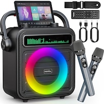 Karaoke Machine Gesnada Subwoofer Bluetooth 40 W  6 Pulgadas  2 Micrófonos - Venta Internacional.