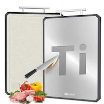 Tabla De Cortar Callsky Titanium De Doble Cara 41x28 Cm - Venta Internacional.