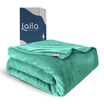 Cobija Matrimonial Frazada Ultra Suave Menta Laila Comfort