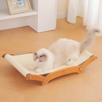 Cama Rascadora Extra Grande De Sisal Para Gatos Zlafm  67 X 41 Cm  Madera - Venta Internacional.