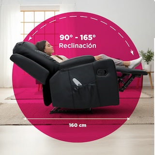 Foto 5 | Foto 5 | Sillón Reposet Reclinable  Eléctrico Tauber Negro