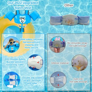 Foto 7 | Foto 7 | Chaleco De Natación Chriffer Kids Floaties 14-25 Kg 3-7 Y - Venta Internacional.