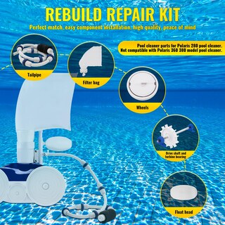 Foto 2 | Foto 2 | Kit De Reparación Para Limpieza De Piscinas Dwale Polaris Zodiac 280 - Venta Internacional.