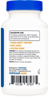 Foto 4 | Foto 4 | Suplemento Nutricional Nutricost Beta Ecdysterona 600mg 120 Cápsulas - Venta Internacional.