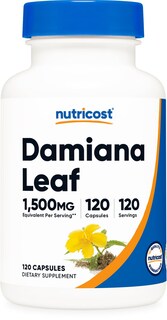 Foto 1 | Foto 1 | Suplemento Herbal Nutricost Damiana Leaf 1500 Mg  120 Cápsulas - Venta Internacional.