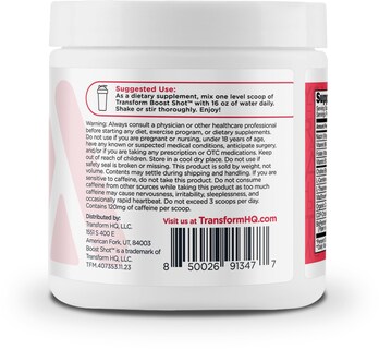 Foto 3 | Foto 3 | Suplemento Nutricional Transformhq Boost Shot 28 Porciones - Venta Internacional.