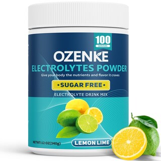 Foto 1 | Foto 1 | Polvo De Electrolitos Ozenke Limón Lima Sin Azúcar 340g - Venta Internacional.