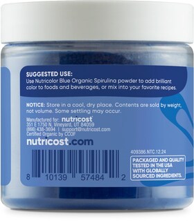 Foto 4 | Foto 4 | Suplemento Herbario Nutricost Blue Spirulina 30g Organic - Venta Internacional.