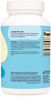 Foto 3 | Foto 3 | Cápsulas De Monohidrato De Creatina Wellah 3000 Mg 120 Cápsulas 30 Porciones - Venta Internacional.