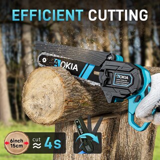 Foto 2 | Foto 2 | Motosierra Inalámbrica Aokia 21v Portátil De 15 Cm Eléctrica - Venta Internacional.